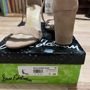 Sam Edelman Odila, Caramel Suede sz 9